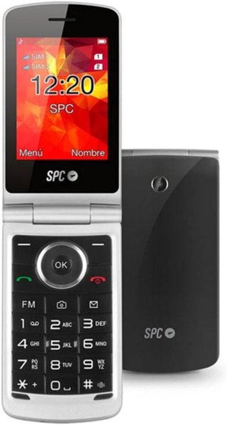 - SPC teléfono móvil tapa fácil uso volumen