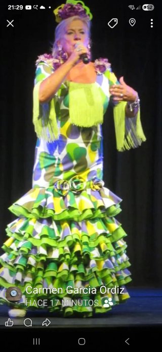 Vestido Flamenco Talla Única