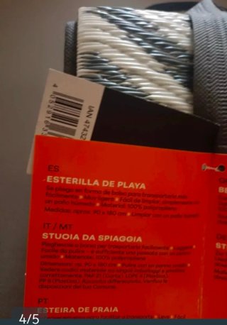 Esterilla de playa CRIVIT