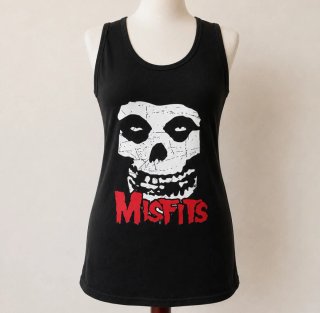 Camiseta Misfits Calavera Negra