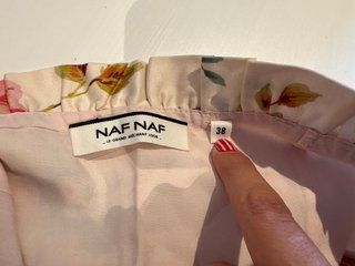 Mono Naf Naf flores talla 38