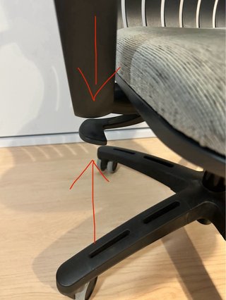 Silla de oficina de altura regulable con ruedas