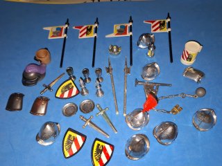 Lote Playmobil Medievales Complementos