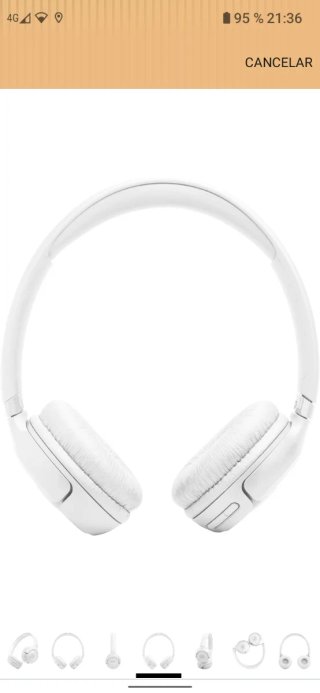 Auriculares JBL Tune 530 BT Bluetooth Blancos 76 h