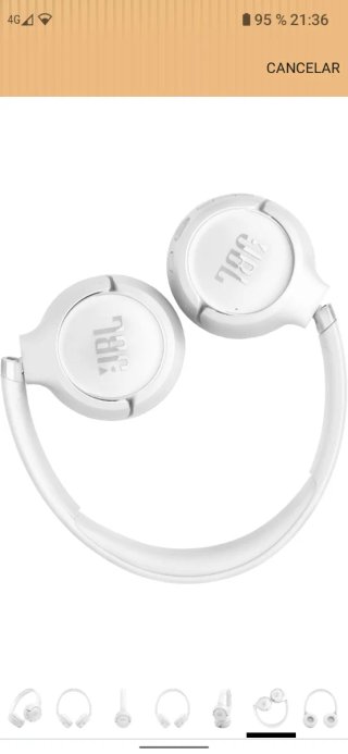 Auriculares JBL Tune 530 BT Bluetooth Blancos 76 h
