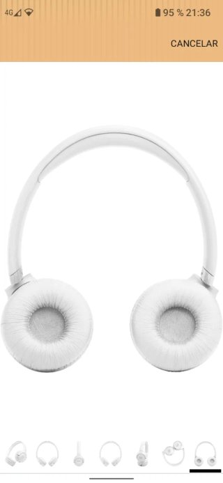 Auriculares JBL Tune 530 BT Bluetooth Blancos 76 h