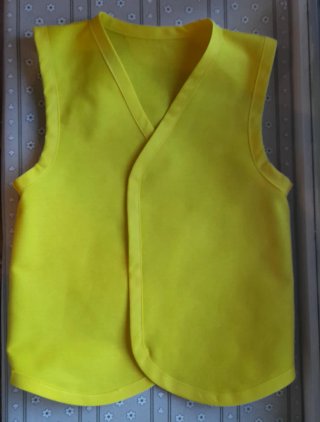 Chaleco de tela para niño 4-5 años
