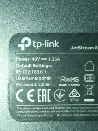 Switch TP-Link T1500G-10PS Gigabit PoE