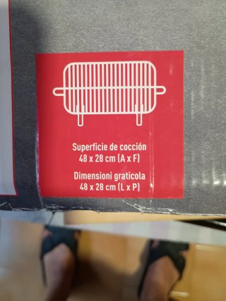 Barbacoa de carbón con ruedas