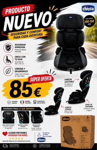 Silla de coche Chicco 100-150 cm