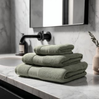 Set Asciugamani 560gr Verde Hotel Spa