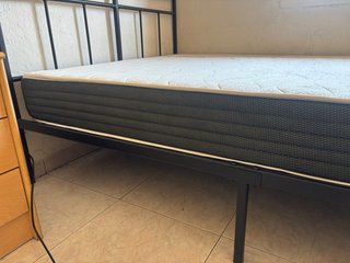 Base cama y colchón 135x190cm