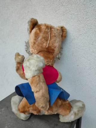 Antico peluche Alberani Vecchiotti Milano