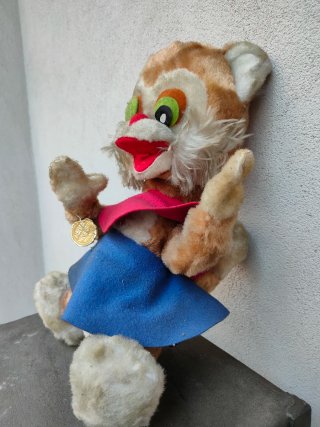 Antico peluche Alberani Vecchiotti Milano