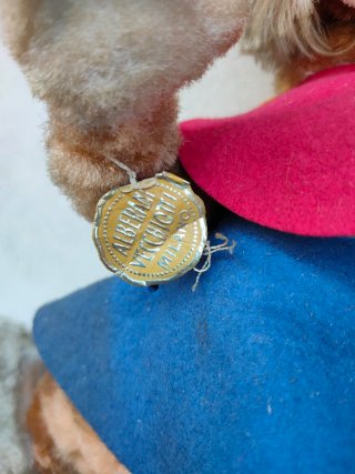 Antico peluche Alberani Vecchiotti Milano