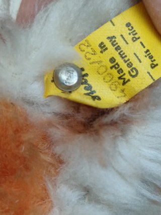 Antico peluche Alberani Vecchiotti Milano