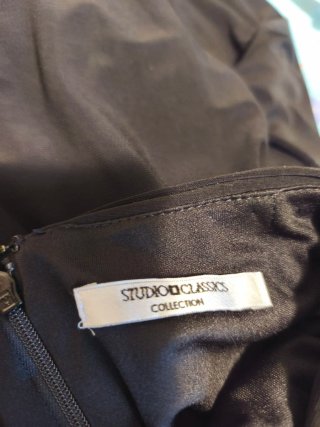 Vestido Negro Elegante Corte Inglés