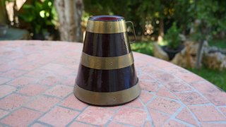 Juego de 2 sellas de madera y metal tamaño pequeño