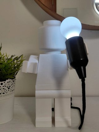 Lámpara Grande Estilo Lego
