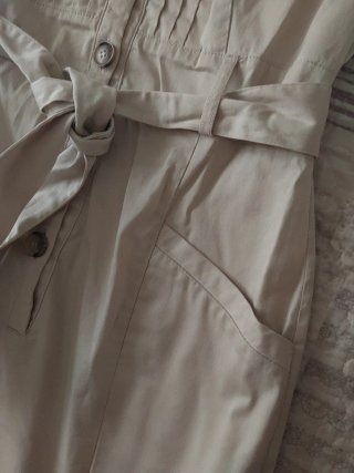 Vestido H&M Beige Talla S