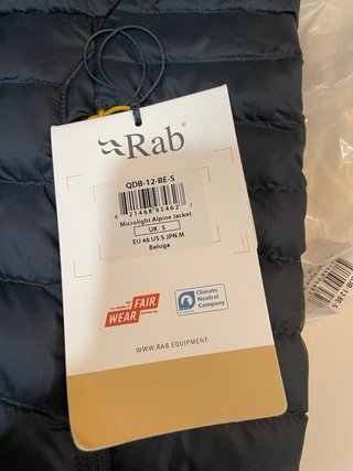 Chaqueta Rab Microlight Alpine Talla L