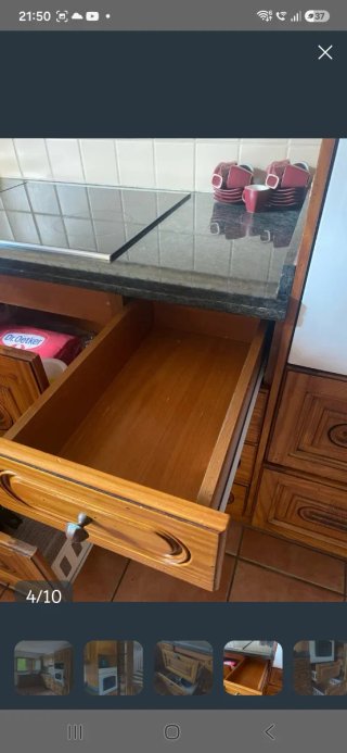 Cocina de madera y terracota