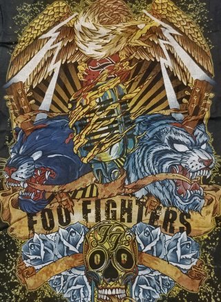Camisetas de varios grupos