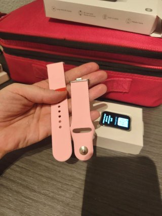 Xiaomi Smart Band 8 Pro - Rosa y Negro