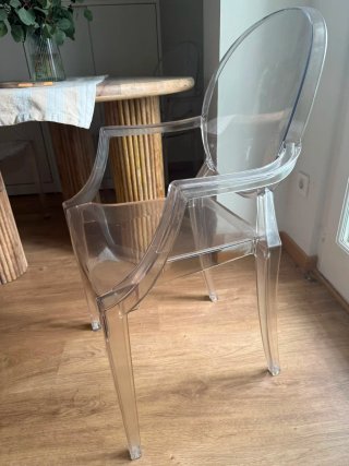 4 Sillas Policarbonato Westwing Transparentes