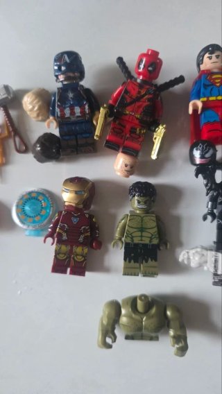 8 minifiguras Lego compatible. Nuevas