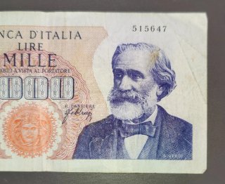 Banconota Lire Mille 1000 Banca d'Italia