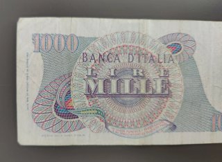 Banconota Lire Mille 1000 Banca d'Italia