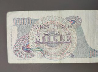 Banconota Lire Mille 1000 Banca d'Italia