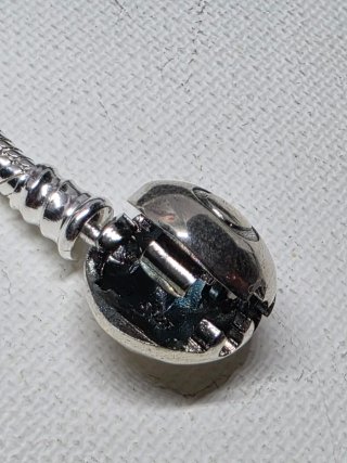 Collar Pandora Corazón Plata 50cm