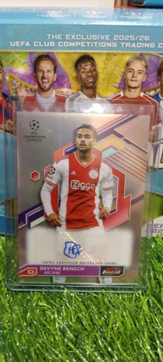 Carta Firmada Devyne Rensch AFC Ajax Topps Finest