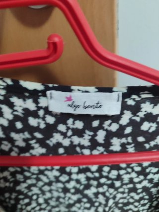 Chaqueta fina estampada talla única