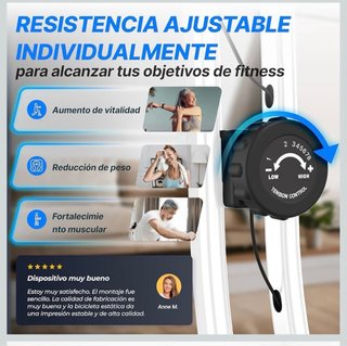 Bicicleta Estática Ultrasport F-Bike Plegable