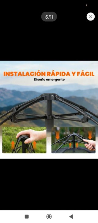 Tenda da campeggio beige per attività all'aperto