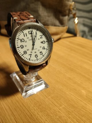 Reloj Citizen Eco-Drive Solar Marrón/Plata