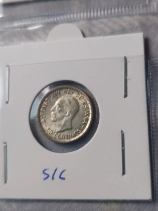 20 Monedas Plata 50 Céntimos 1926 Sin Circular