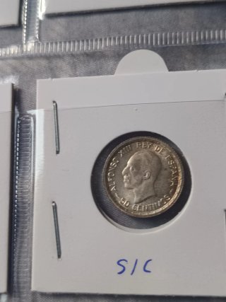 20 Monedas Plata 50 Céntimos 1926 Sin Circular
