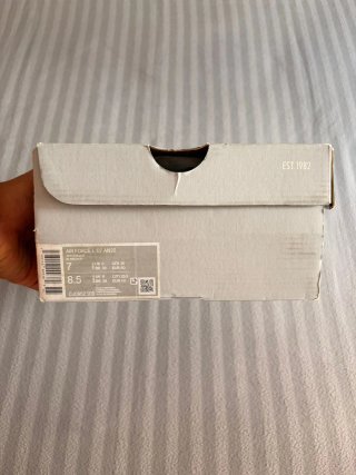 Nike Air Force 1 Talla 40 Blancas/Negras