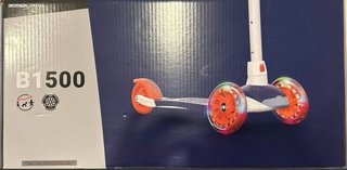 Trotinete Oxelo 3 rodas azul e laranja