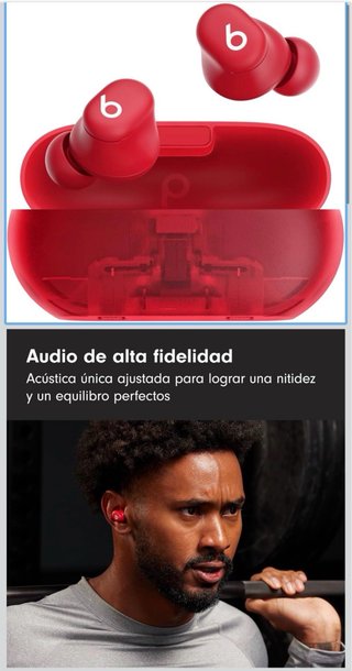 Beats Solo Buds Rojos Inalámbricos