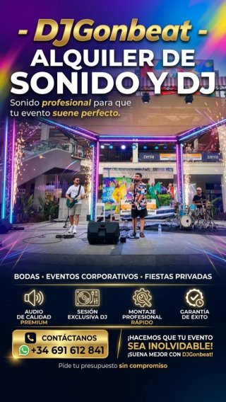 Tu Dj para eventos y fiestas alquiler sonido luces