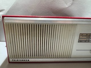 Radio Vintage Telefunken Capriccino 101 Rosso