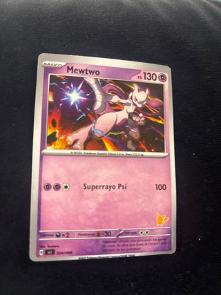 Carta Pokémon Mewtwo Básico PS 130