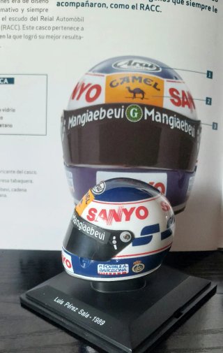 Casco Arai Luis Pérez Sala 1989