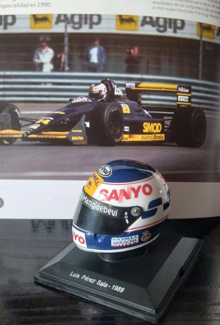 Casco Arai Luis Pérez Sala 1989