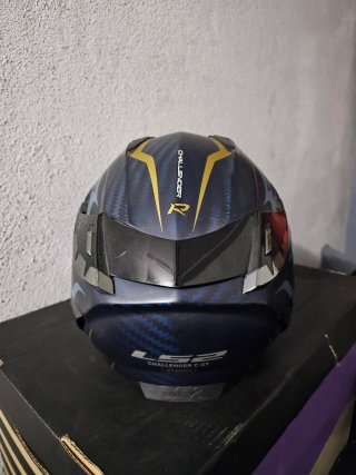 Casco LS2 Challenger Azul y Negro